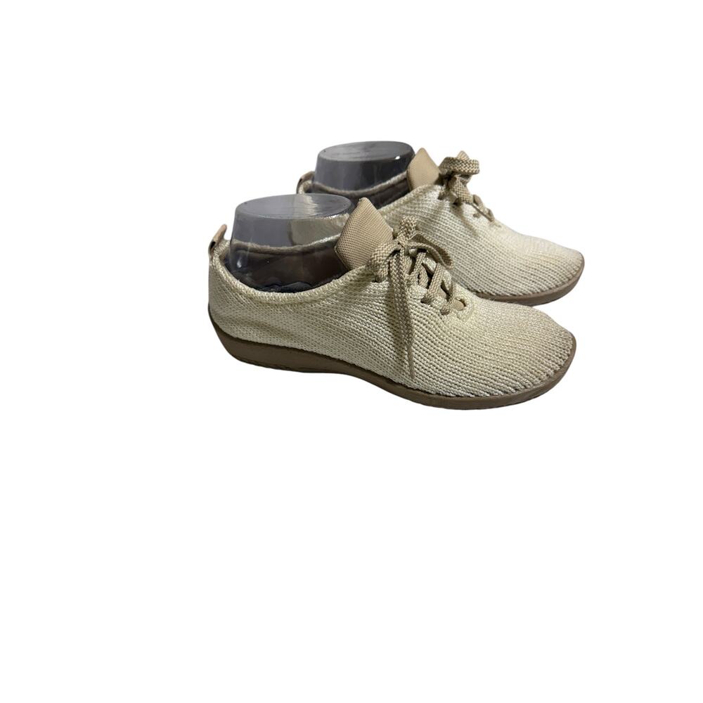 Arcopedico LS nylon knit sport sneaker shoe beige women’s EU 36 US 5.5-6